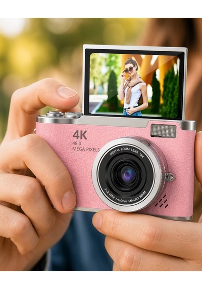 Profesyonel Çekim İçin 48 Mp Kamera 18x Zoom Flip Ekran Dijital Kamera Mh-hs1350-1059