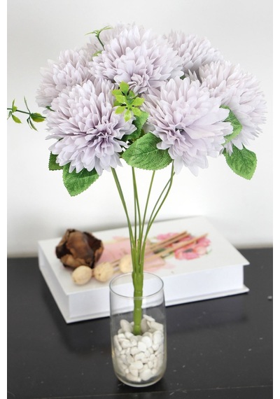 Yapay Pinnata Yıldız Çiçeği 42 Cm Lila