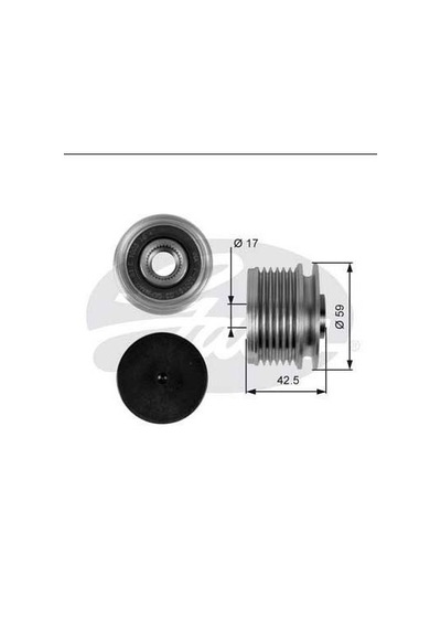 GATES OAP7106 ALTERNATÖR KASNAĞI CLIO II KANGOO MEGANE LAGUNA I S
