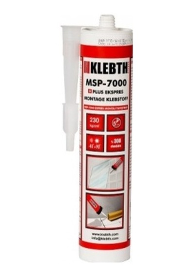 Klebth Msp-7000 Çatı Oluk Granit Mermer Cam Yapıştırıcısı