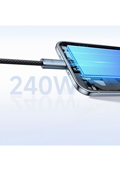 Mcdodo Ca-7080 Serisi Type-c Type-c 240w Hızlı Şarj Kablosu Siyah