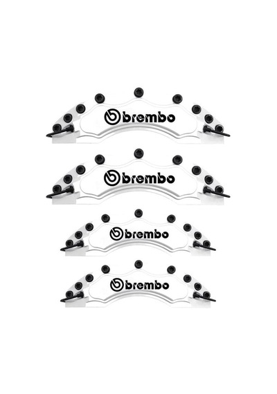 Kia Rio Uyumlu Brembo Beyaz Kaliper Kapağı 4 Parça Ön Arka Set