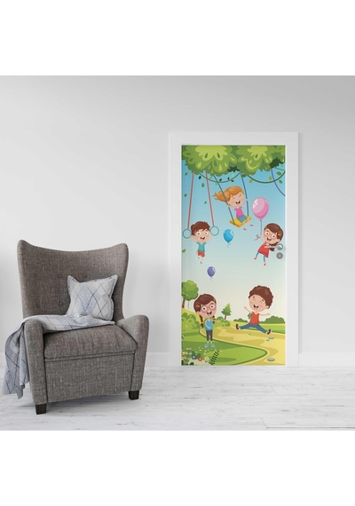 Kapı Giydirme Kapı Sticker Folyosu Çocuklar