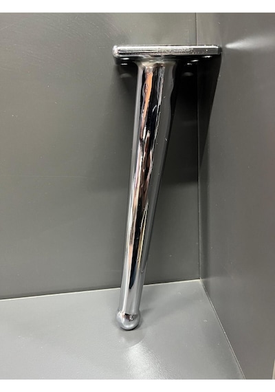 Bone Metal Ayak 20cm Krom Renk Komidin Koltuk Dolap Tv Ünite Ayağı Modern Mobilya Gümüş Kitaplık