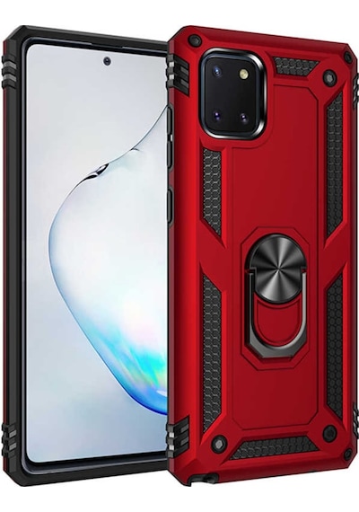 Samsung Uyumlu Galaxy Note 10 Lite Kilif Zirhli Miknatisli Standli Tank 414830510