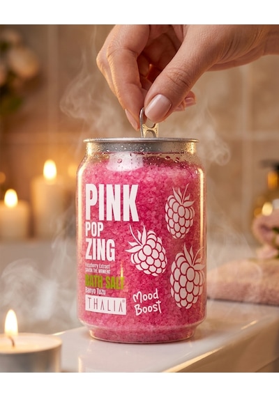 Thalıa Mood Boost Pınk Pop Zıng Banyo Tuzu Ahududu
