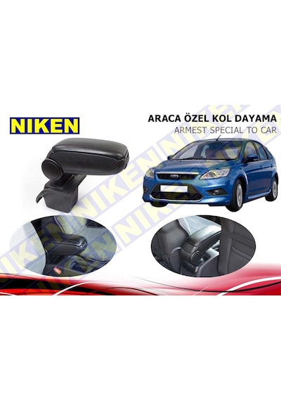Ford Focus 2 Kol Dayama Kolçak Vidasız Konsol Niken 2005+