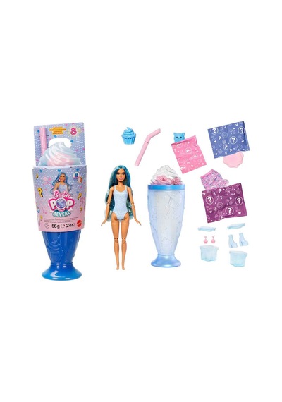 Barbie Pop Reveal Atıştırmalık Serisi Jfy00 Mavi Jfy61
