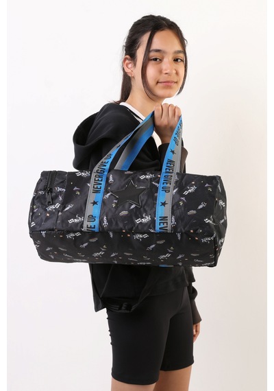 İcone Bag Çocuk Yıldız Logolu Spor Çanta, Çocuk Spor Çanta, Fermuarlı Detaylı Çocuk Spor Çanta Çok Renkli