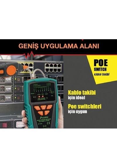 Proskit Mt-7029n Kablo Bulucu Ve Lan Kablo Test Cihazı