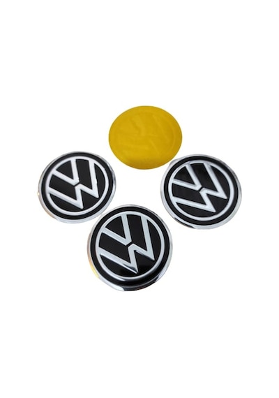 Volkswagen Vw Alüminyum Yapıştırma Jant Göbeği 4'Lü 60Mm