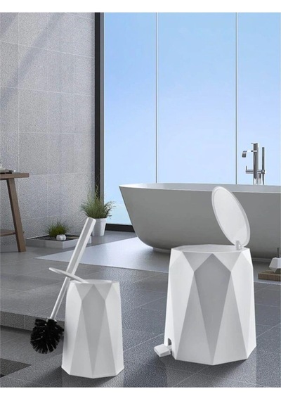 4'lü Banyo Seti Beyaz