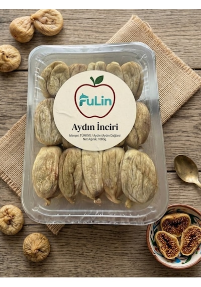 Aydın Naturel Kuru İncir 1 Kg - Katkısız Duble Boy Kuru İncir