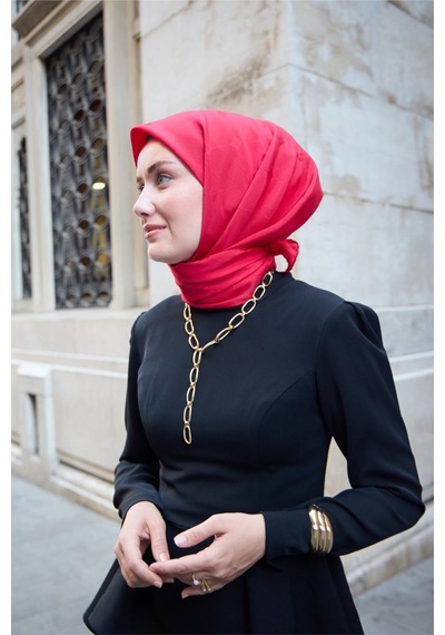 Silk Home Monogram Pamuk İpek Eşarp 130001-09 Narçiçeği