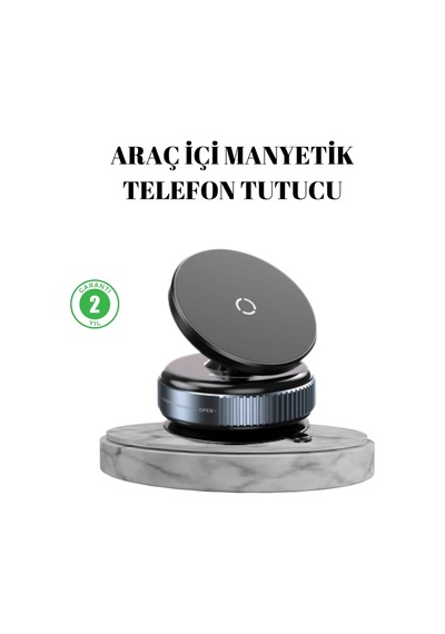 Vakumlu Vantuzlu Mıknatıslı Telefon Tutucu 360 Derece Döner 24081553