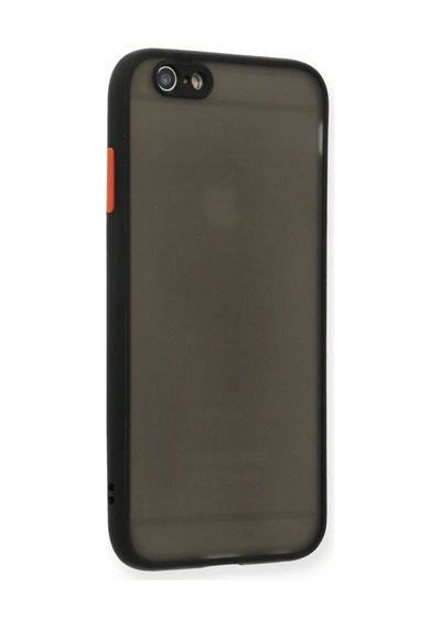 Apple İphone 6 Kılıf Montreal Silikon Kapak - Siyah