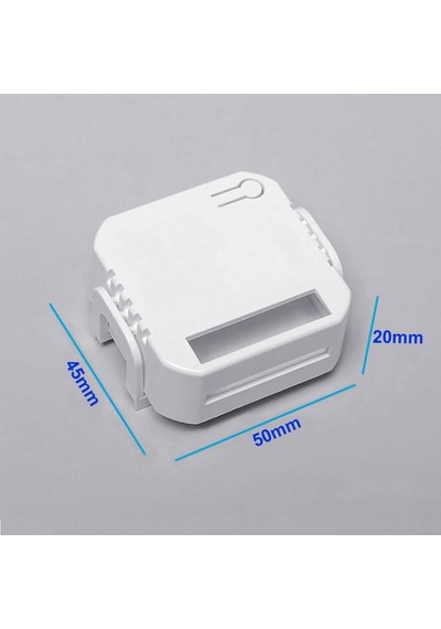 Plastik Elektronik Proje Kutusu 45x50x20mm Beyaz Elektronik Devre Prototip Wifi Iot Ble Akıllı Ev