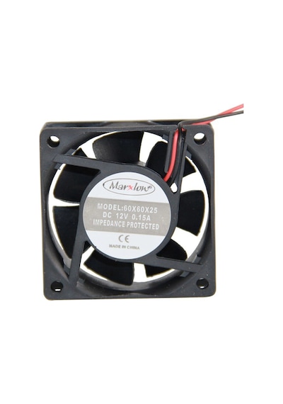 Marxlow 60x60x25mm Dc Fan 12v 0.15a 5 Li Paket