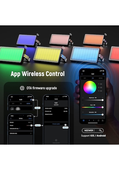 Neewer Sl90 Rgb Mini Mobil Video Işığı