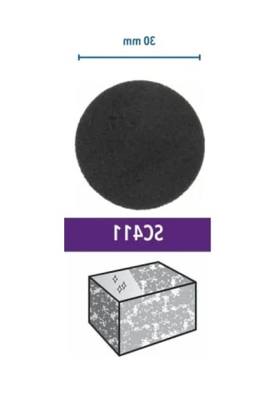 Zımpara Diskleri, 30 Mm, 60 Kum, 6'lı Set