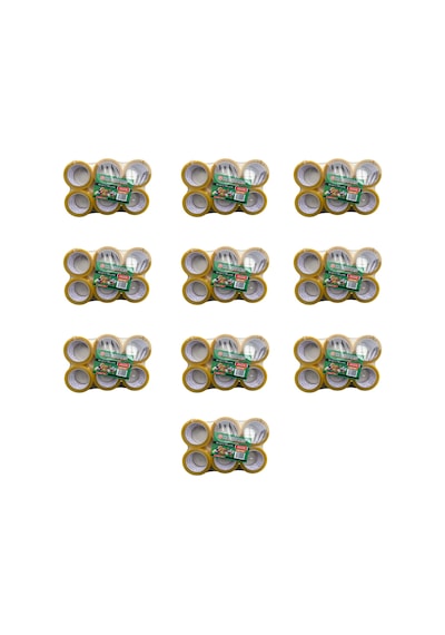 Hasbros Bant Şeffaf Koli Bandı / 45 Mm X 100 Yrd - 91 Metre / 6'lı 10 Paket - 60 Rulo 10
