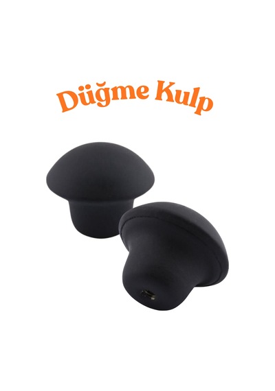 Klc 5 Adet Mat Siyah Metal Düğme Kulp - Yuvarlak Mobilya, Mutfak Ve Çekmece Kulbu Siyah Siyah