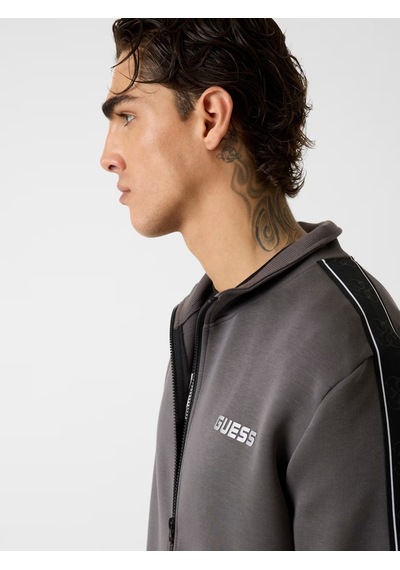 Guess Z2yq10kb3p2 Mickey Full Zip Erkek Sweatshirt Gri