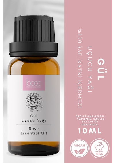 Boco Born In Cosmetics %100 Saf Gül Uçucu Yağı 10 ML