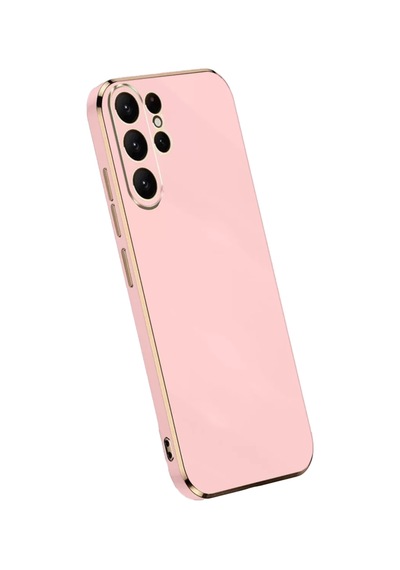 Newface Samsung Galaxy S25 Ultra Kılıf Volet Silikon - Pembe