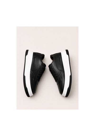 Yalçın Erkek Siyah Sneaker Kalın Taban Ortopedik Günlük Spor Ayakkabı Siyah - 880302228 Siyah