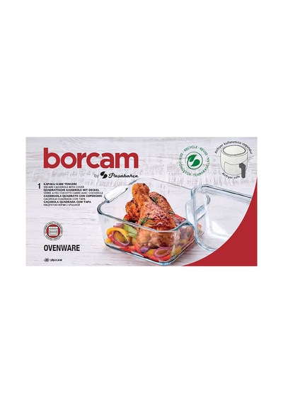 Paşabahçe Borcam Kapaklı Tencere 1000 Cc 5 Adet Çok Renkli