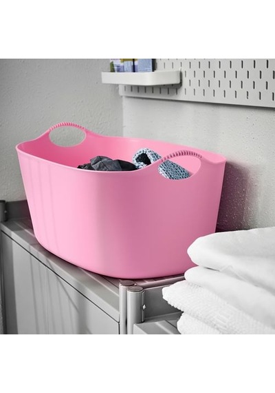 Ikea Torkıs Çamaşır Sepeti, Pembe, 35 Lt