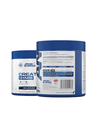Applied Nutrition Creatine + Hmb & Creatine Monohydrate 240g 30 Servings Aromasız