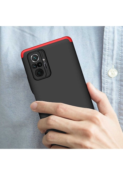 Xiaomi Redmi Note 10 Pro Kılıf Zore Ays Kapak Siyah