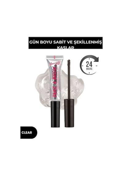 Barry M Take A Brow Şeffaf Sabitleyici Kaş Maskarası Beyaz