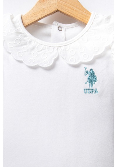 U.S. Polo Assn. Kız Bebek Beyaz Takım 5274-47890 Beyaz