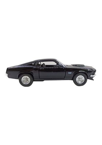 1 32 / 1 36 1969 Ford Mustang Boss Diecast Model Araba Siyah