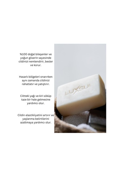 Luxsui%100 Doğal Onarıcı Sabun