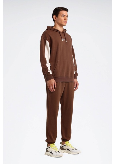 Reebok Sweatshirt Erkek Kahverengi Palona Hoodıe Kahverengi-ekru