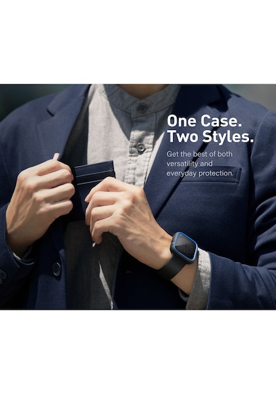 Apple Uyumlu Watch 44mm Kasa Koruyucu Moduo Serisi Değiştirilebilir 2'li Çerçeve
