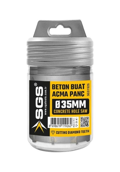 Sgs Beton Buat Açma Adaptörsüz 35 Mm