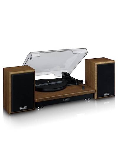 Lenco Ls-100 Wd Bluetoothlu Hoparlörlü Ahşap Pikap Plak Çalar