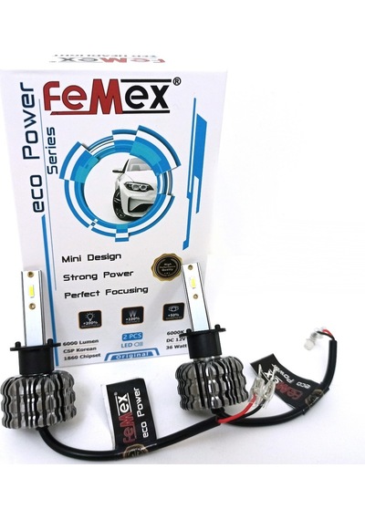 Femex Fiat Doblo 3 Led Xenon Uzun Far Ampulu Femex Eco Power H1