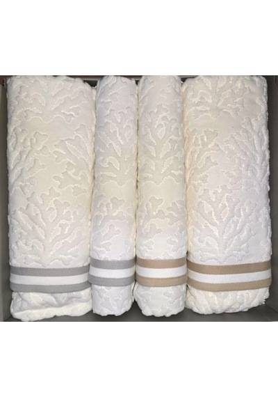 Özdilek Corallo Beyaz-krem Best Set Hamam Takımı Beyaz