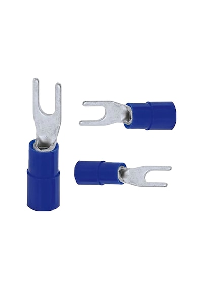 Tügen 1.5 - 2.5 Mm² 8,4 Metrik İzoleli Çatal Kablo Ucu 100 Adet