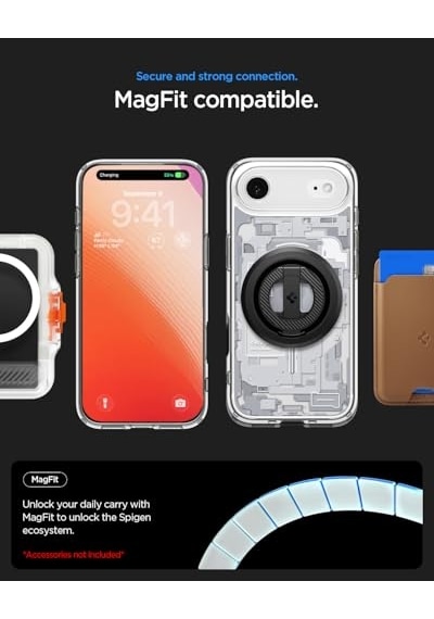 Ince Magsafe Kılıf Ultra Hybrid Sararma Karşıtı Duraclear Hava Kanalı Teknolojisi Askeri Sınıf Koruma Magfit Zer Diğer