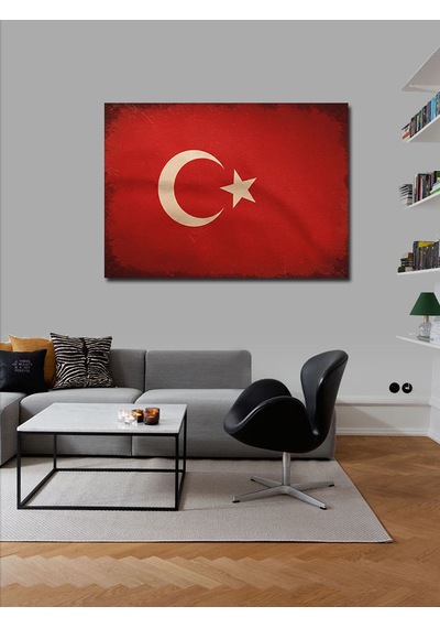 Kanvas Tablo Türk Bayrağı