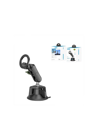Go Des Gd-hd361 360 Derece Dönebilen Vakumlu Magnetik Araç İçi Telefon Tutucu Siyah Siyah