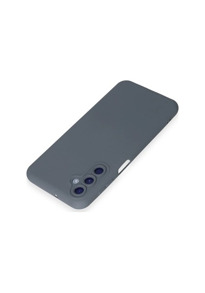 Uray Store Samsung Galaxy Uyumlu  M14 5g Kılıf Nano İçi Kadife Silikon - Gri