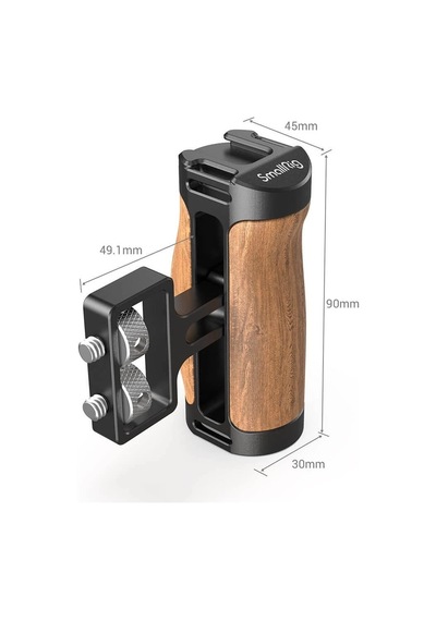 Smallrig 2913 Ahşap Mini Yan Sap 1/4 -20 Vida